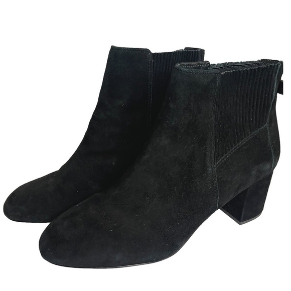 kate spade Shoes - Kate Spade Suede Black Bow Boots